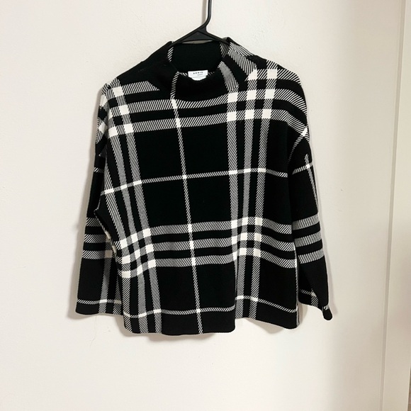 Akris Punto Funnel neck Jaquard wool pullover sweater - Picture 8 of 9